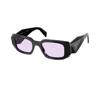 Prada PR 17WS 16K40J Woman Sunglasses Acetate Black Violet Squared Normal