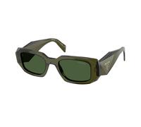 Prada PR 17WS 19Z1I0 Woman Sunglasses Acetate Green Green Squared Normal