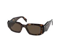 Prada PR 17WS 2AU8C1 Woman Sunglasses Acetate Turtle Brown Squared Normal