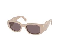 Prada PR 17WS VYJ6X1 Woman Sunglasses Acetate Pink Brown Squared Normal