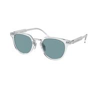 Prada PR 17YS 2AZ04D Man Sunglasses Acetate Transparent Green Pantos Polarized
