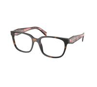 Prada PR 17ZV 23A1O1 Woman Optical frames Acetate Turtle Transparent Squared Normal