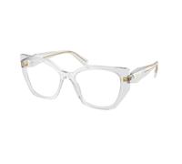 Prada PR 18WV 12R1O1 Woman Optical frames Acetate Grey Geometric Normal