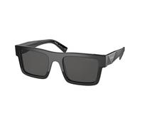 Prada PR 19WS 1AB5S0 Man Sunglasses Acetate Black Grey Squared Normal