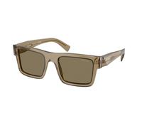 Prada PR 19WS 29E90F Man Sunglasses Acetate Brown Squared Normal