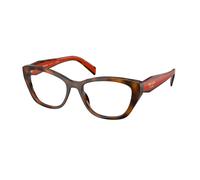 Prada PR 19WV 01K1O1 Woman Optical frames Acetate Turtle Transparent Cat Eye Normal