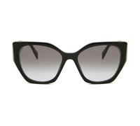 Prada PR 19ZS 1AB0A7 Woman Sunglasses Acetate Black Grey Pillow Normal Shaded
