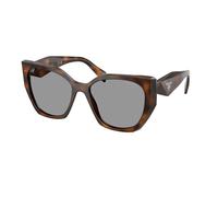 Prada PR 19ZS 20D50Q Woman Sunglasses Acetate Havana Grey Pillow Normal