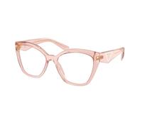 Prada PR 20ZV 19Q1O1 Woman Optical frames Acetate Pink Geometric Normal