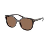 Prada PR 22ZS 17N06B Woman Sunglasses Acetate Turtle Brown Squared Normal