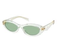 Prada PR 26ZS 14R20E Womenâs Sunglasses Green Size 55