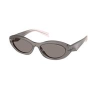 Prada PR 26ZS 20F80Q Woman Sunglasses Acetate Grey Grey Geometric Normal