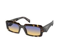 Prada PR 27ZS 16O50E Man Sunglasses Acetate Brown Blue Geometric Normal Shaded