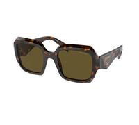 Prada PR 28ZS 14L09Z Woman Sunglasses Acetate Green Brown Pillow Normal