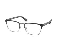 Prada PR 54TV HERITAGE 1BO1O1 Man Optical frames Metal Black Squared Normal