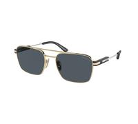Prada Sunglasses PR 67ZS ZVN09T Gold grey Men Women