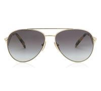 Prada PR 73ZS Asian Fit ZVN5D1 Womenâs Sunglasses Gold Size 58