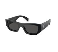 Prada PR A01S 16K08Z Unisex Sunglasses Acetate Black Grey Pillow Normal