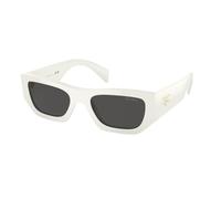 Prada PR A01S 17K08Z Unisex Sunglasses Acetate White Grey Pillow Normal
