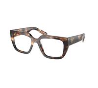 Prada PR A03V 14P1O1 Woman Optical frames Acetate Brown Geometric Normal