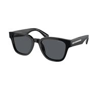 Prada PR A04S 16K07T Man Sunglasses Acetate Black Blue Pillow Normal Shaded
