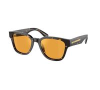 Prada PR A04S 16O20C Man Sunglasses Acetate Brown Yellow Pillow Polarized Anti-glare