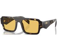 Sunglasses Prada Pr a05s col. 16o10c Uomo Squadrata Havana giallo
