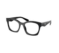 Prada PR A05V 16K1O1 Woman Optical frames Acetate Black Transparent Geometric Normal