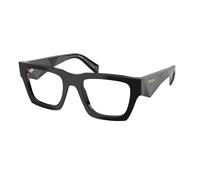 Prada Man PR A06S 16K08N Sunglasses Acetate Black Transparent Pillow Normal