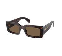 Prada PR A07S 16N5Y1 Woman Sunglasses Acetate Brown Brown Pillow Normal
