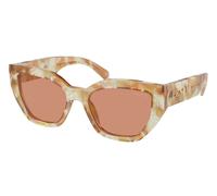 Prada PR A09S 19N20D Womenâs Sunglasses Tortoiseshell Size 53
