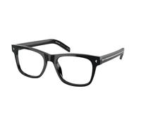 Prada PR A13V 16K1O1 Man Optical frames Acetate Black Transparent Pillow Normal