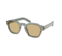 Prada Man Sunglass PR A16S - Frame color: Transparent Fog, Lens color: Light Brown