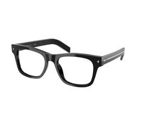Prada Man Sunglass PR A17S - Frame color: Black, Lens color: Clear Blue-Violet Light Filter
