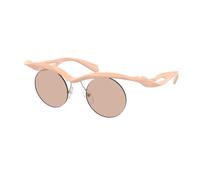 Prada PR A18S 18Q4I2 Man Sunglasses Injected Pink Brown Round Normal