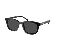 Prada PR A21S 16K08Z Man Sunglasses Acetate Black Grey Pillow Normal