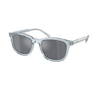 Prada PR A21S 19T175 Man Sunglasses Acetate Blue Grey Pillow Normal Flash