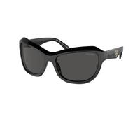 Prada PR A27S 16K5S0 Woman Sunglasses Acetate Black Grey Butterfly Normal