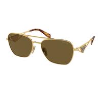 Prada PR A50S 5AK01T Womenâs Sunglasses Gold Size 59