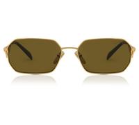 Prada PR A51S 15N01T Womenâs Sunglasses Gold Size 58