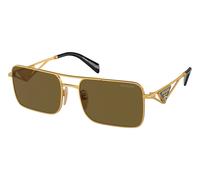 Prada PR A52S 15N01T Womenâs Sunglasses Gold Size 56