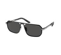 Prada PR A53S 1BO5S0 Man Sunglasses Metal Black Grey Pillow Normal