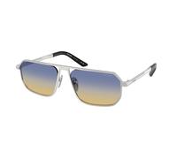 Prada PR A53S 27506Z Man Sunglasses Steel Silver Pink Pillow Normal