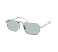 Prada PR A53S 27540N Man Sunglasses Steel Silver Blue Pillow Normal