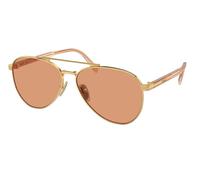 Prada PR A58S 5AK07V Men's Sunglasses Gold Size 61