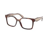 Prada PR B03V 07R1O1 Woman Optical frames Acetate Brown Squared Normal