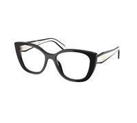 Prada PR B04V 16K1O1 Woman Optical frames Acetate Black Transparent Cat Eye Normal