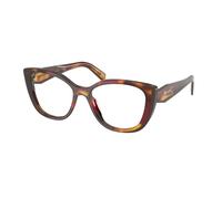 Prada PR B04V 22A1O1 Woman Optical frames Acetate Havana Transparent Cat Eye Normal