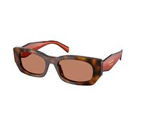 Prada Woman Sunglass PR B05S - Frame color: Juniper Tortoise/Cotto, Lens color: Brown