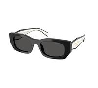 Prada PR B05S 09Q08Z Woman Sunglasses Acetate Black Grey Pillow Normal